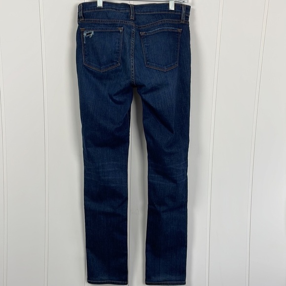 J Brand Mid Rise Rails Straight Leg Jean Women's 30 Ankle Distressed Norfolk - Picture 10 of 16